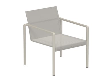 ALURA - Garden Batyline¢ç easy chair with armrests (Request Info).