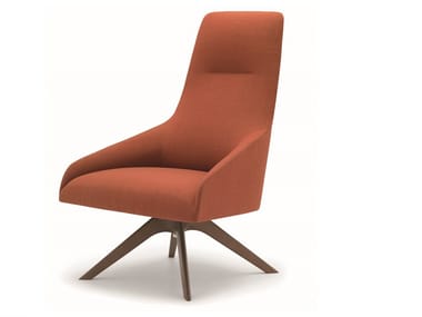 ALYA BU1521 - Swivel upholstered high-back armchair (Request Info).