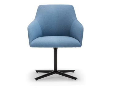 ALYA SO1532 - Swivel chair with 4-spoke base with armrests (Request Info).