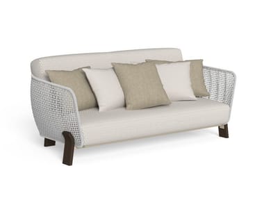 ARGO-WOOD - 2 seater fabric garden sofa (Request Info).
