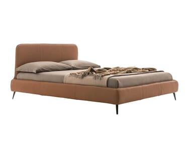 ARIS - Upholstered bed with high headboard with upholstered headboard (Request Info).