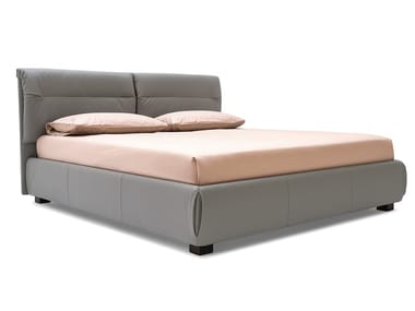 AUSTIN - Fabric double bed with upholstered headboard (Request Info).