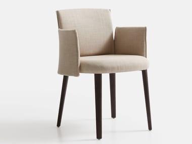 AYRA - Fabric chair with armrests (Request Info).
