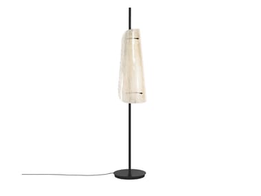 BENT ONE - LED glass and steel floor lamp (Request Info).