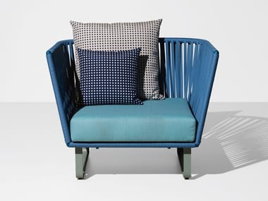 BITTA - Garden armchair with armrests (Request Info).