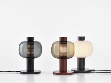 BONBORI - LED Glass and Stainless Steel table lamp (Request Info).