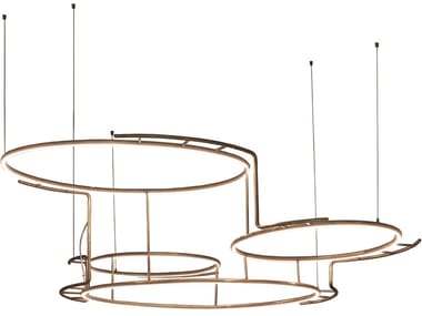 BROCHE - LED brass pendant lamp (Request Info).