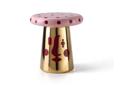 T-TABLE - Round ceramic coffee table (Request Info).