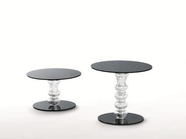 CALICE - Round crystal coffee table (Request Info).