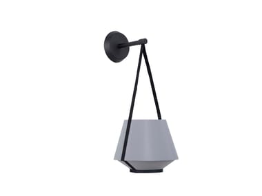 CARRIE - LED fabric wall lamp with fixed arm (Request Info).