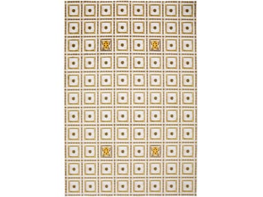 CEILING - Patterned rectangular velvet rug (Request Info).