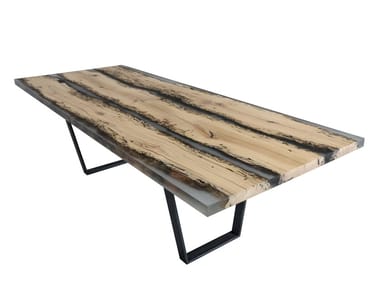 CHIMENTI FROSTED - Rectangular dining table (Request Info).