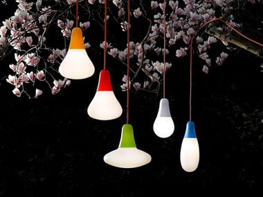 CIULIFRULI - Polyethylene outdoor pendant lamp (Request Info).