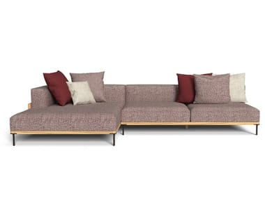 CLEOSOFT-WOOD - Modular fabric garden sofa (Request Info).