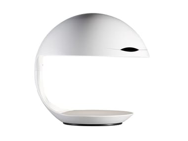 COBRA TEXTURE - ELENA VOLPI - Swivel resin table lamp (Request Info).