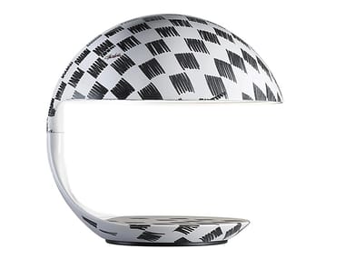 COBRA TEXTURE - EMILIANA MARTINELLI - Swivel resin table lamp (Request Info).