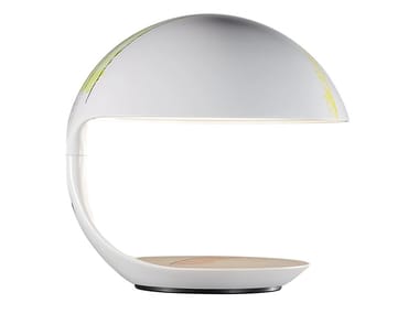 COBRA TEXTURE - GIORGIO BROGI - Swivel resin table lamp (Request Info).