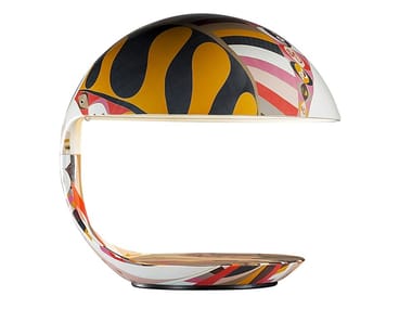 COBRA TEXTURE - MASSIMO FARINATTI - Swivel resin table lamp (Request Info).