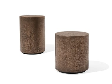 CORALLO - Round metal coffee table (Request Info).
