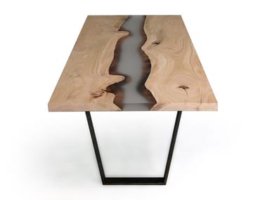 CREEK CHERRY - Rectangular dining table (Request Info).