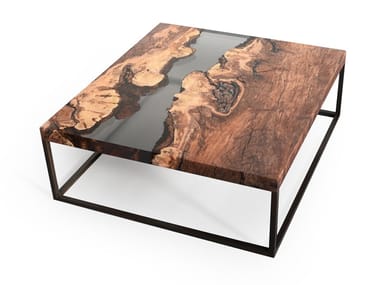 CREEK PLUM - Square coffee table (Request Info).