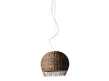 CROCO 96 - Rattan pendant lamp (Request Info).