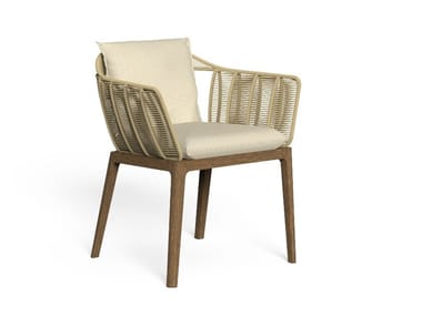 CRUISE TEAK - Garden chair with armrests (Request Info).