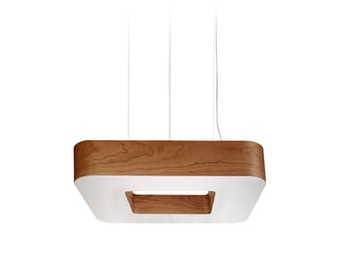 CUAD - Handmade wood veneer pendant lamp (Request Info).