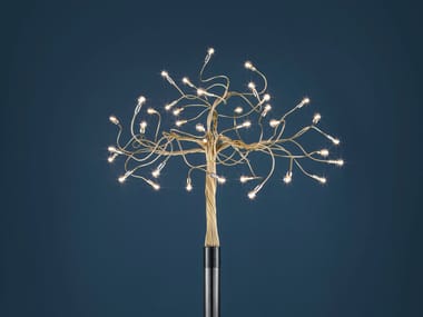 ALBERO DELLA LUCE - LED adjustable brass floor lamp (Request Info).