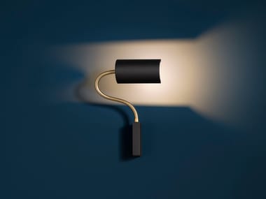 U. W FLEX - LED adjustable painted metal wall lamp (Request Info).