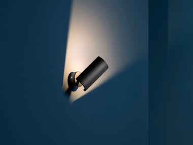 U. W - LED adjustable painted metal wall lamp (Request Info).