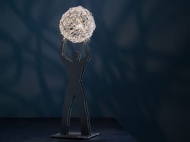 UOMO DELLA LUCE S - LED metal table lamp with Dimmer (Request Info).