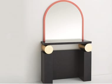 ETRUSCO - Wooden hallway unit with mirror (Request Info).