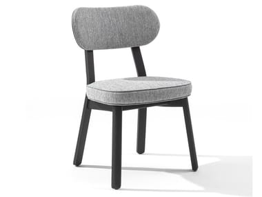 EVELIN - Fabric chair and structure in solid ash (Request Info).