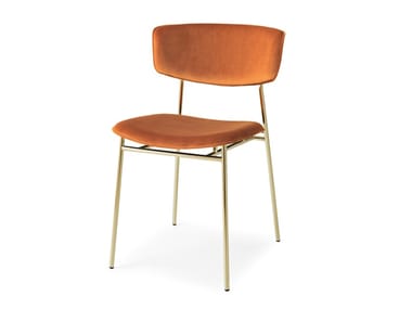 FIFTIES - Upholstered velvet chair (Request Info).