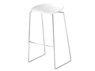 FLAN - High Nylon¢ç stool with footrest (Request Info).