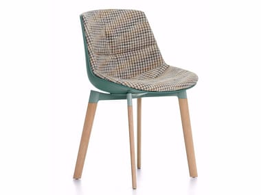FLOW COLOR - Upholstered fabric chair (Request Info).