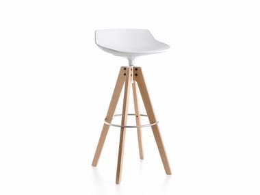 FLOW STOOL - High swivel trestle-based stool (Request Info).