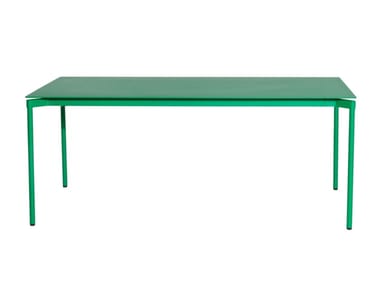 FROMME - Rectangular powder coated aluminium table (Request Info).