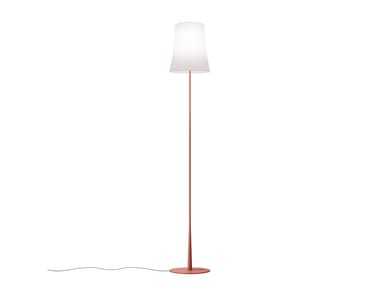 BIRDIE EASY - Floor lamp in polycarbonate and coated aluminium (Request Info).
