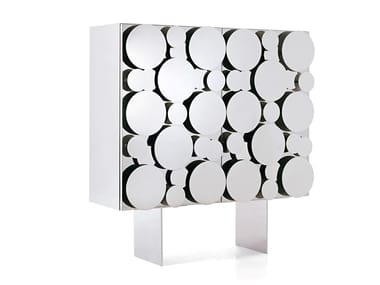 GAG? - Stainless steel highboard with doors (Request Info).