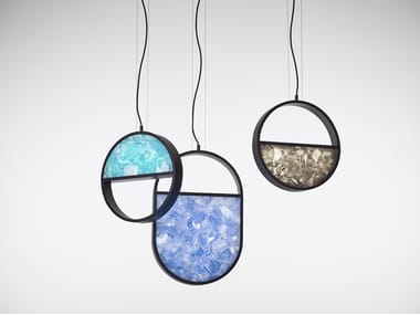 GEOMETRIC - Glass pendant lamp (Request Info).