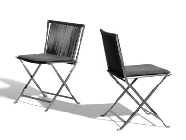 GEORGE - Folding nautical rope chair (Request Info).