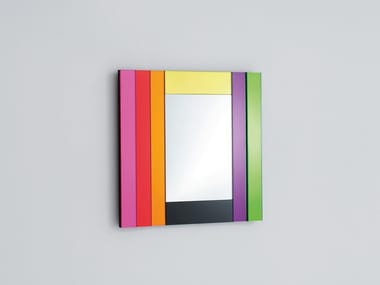 GLI SPECCHI DI DIONISO 3 - Rectangular wall-mounted framed mirror.