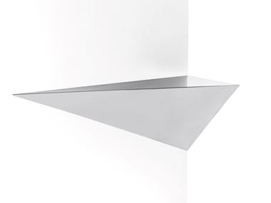HENRI III IV - Glossy steel wall shelf (Request Info).
