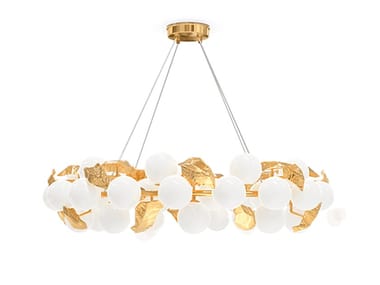 HERA ROUND I - Brass pendant lamp (Request Info).