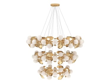 HERA ROUND III - Brass pendant lamp (Request Info).