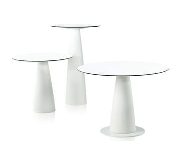 HOPL? - Round polyethylene high table (Request Info).