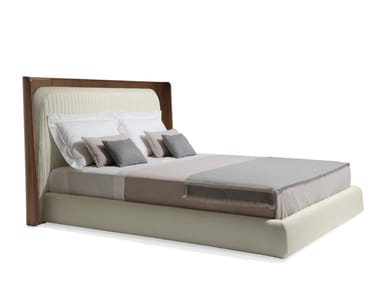 HYPNOS - Double bed with removable cover with high headboard (Request Info).