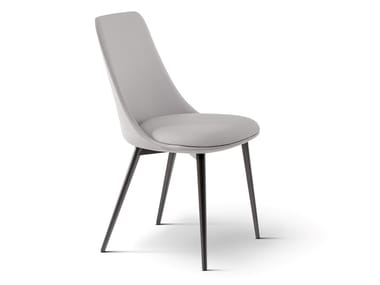 ITALA - Upholstered leather chair (Request Info).